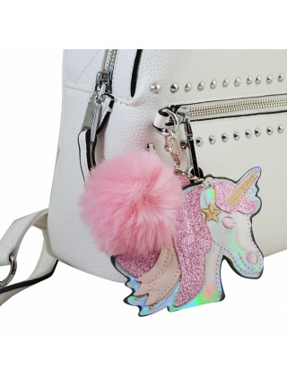 Брелок-пушок для рюкзака "Shiny Unicorn" Yes