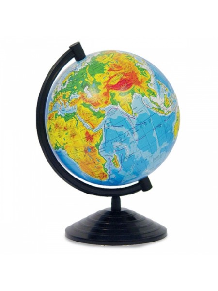 Глобус физический на пластиковой подставке, 32см Марко Поло, на укр.яз