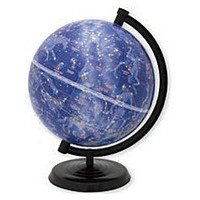 Глобус Зоряне небо на пластиковій підставці, 22см Марко Поло, укр.мов