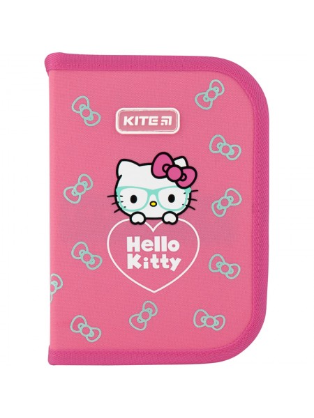 Пенал на 1 отделение Kite Hello Kitty HK20-622 (20х13х4см)