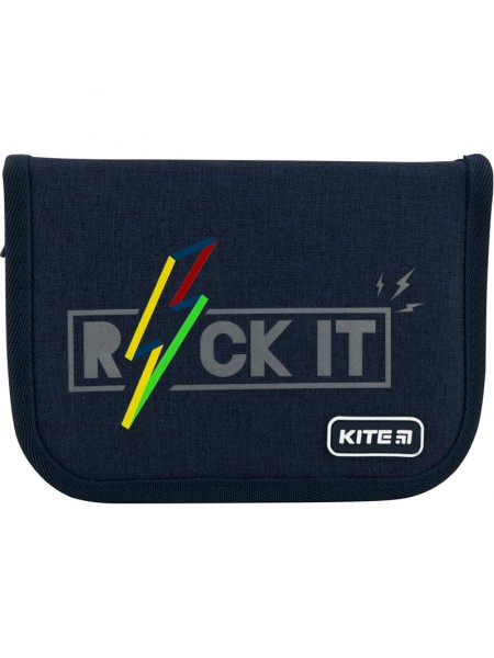 Пенал с наполнением на 1 отделение Kite Rock it K20-622H-10 (20х13х4см)