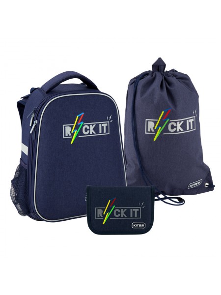 Школьный набор Kite Rock it (ранец K20-531M-2+пенал+сумка для обуви)