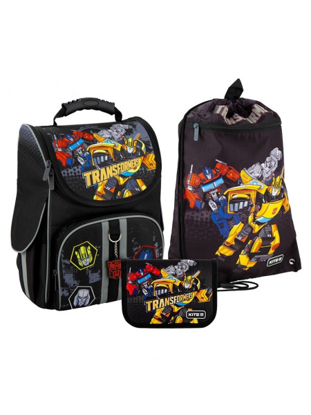 Школьный набор Kite Transformers (ранец TF20-501S-1+пенал+сумка для обуви)