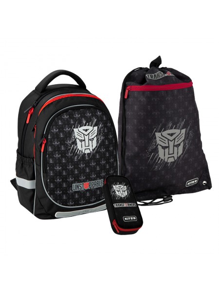 Школьный набор Kite Transformers (ранец TF20-700M+пенал+сумка для обуви)