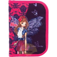 Пенал на 1 відділення з 2 відворотами Kite Education Winx W18-622