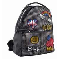 Рюкзак жіночий Yes YW-20 "Black Shadow" чорний 33х27х13см (555176)