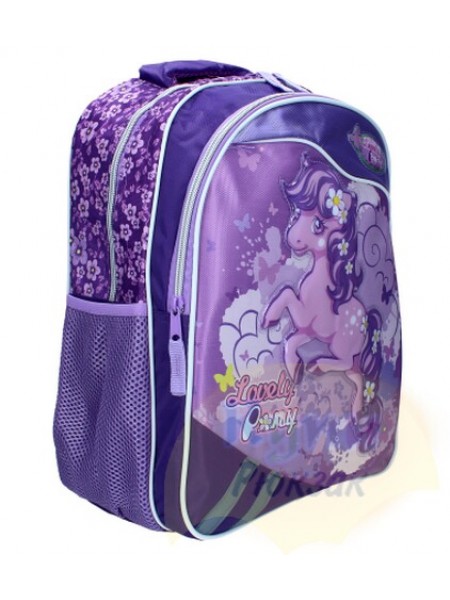 Рюкзак школьный Rainbow "Lovely Pony" 7-521 (38х28х18см)