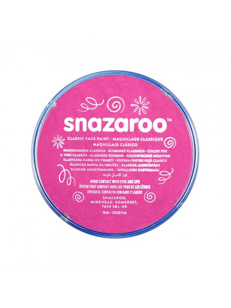 Краска для грима Snazaroo Classic 18 мл, розовый яркий (1118058)
