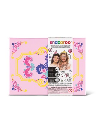 Подарунковий набір фарб для гриму Snazaroo 14кол + 4 олівця + пензлі Gift set girls (1172016)