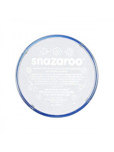 Краска для грима Snazaroo Classic 75 мл, белый (1175000)