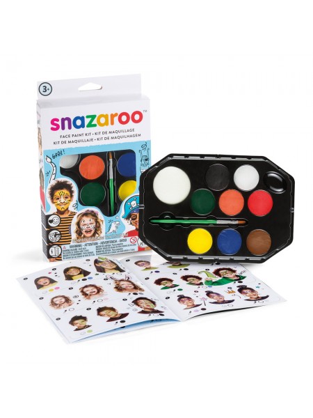 Набор красок для грима Snazaroo 8 цв по 2мл Boy hanging palette kit (1180103)