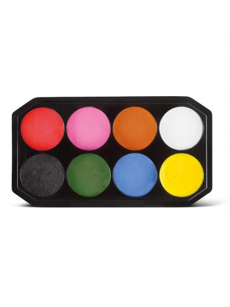 Профессиональный набор красок для грима Snazaroo 8цв по 18мл Palette (1194040)