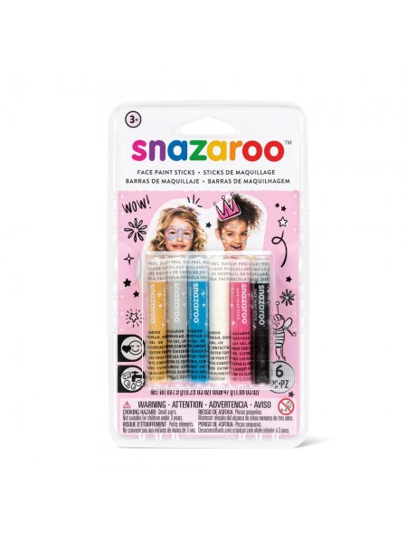 Набор карандашей для грима Snazaroo Girls 6 цветов (1160601)