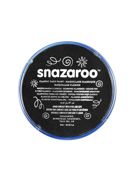 Краска для грима Snazaroo Classic 75 мл, черный (1175111)