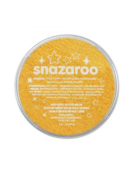 Фарба для гриму Snazaroo Sparkle 18 мл, жовтий (1118221)