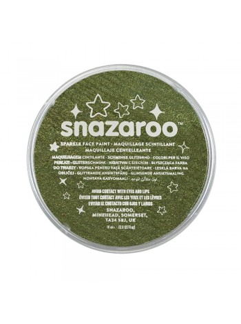 Фарба для гриму Snazaroo Sparkle 18 мл, зелений (1118441)