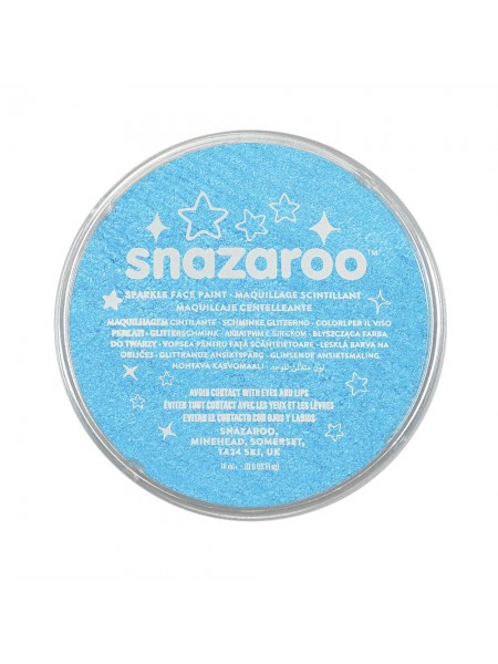 Краска для грима Snazaroo Sparkle 18 мл, бирюзовый (1118481)