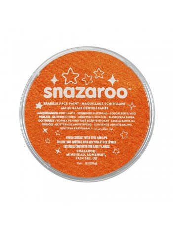 Фарба для гриму Snazaroo Sparkle 18 мл, помаранчевий (1118531)