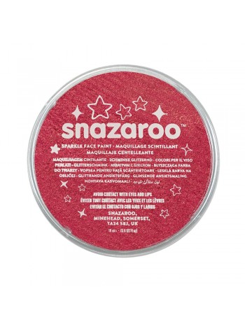 Фарба для гриму Snazaroo Sparkle 18 мл, червоний (1118550)