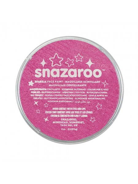 Фарба для гриму Snazaroo Sparkle 18 мл, рожевий (1118581)