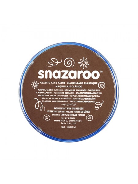 Краска для грима Snazaroo Classic 18 мл, коричневый светлый (1118988)